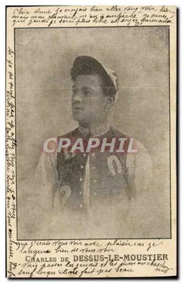 Charles de Dessus-le-Moustier — retrato militar — editor não identificado