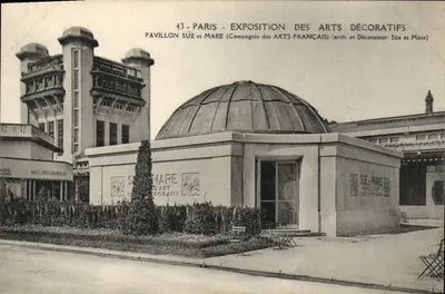 Paris - Exposition des Arts Décoratifs - Pavillon Sûe et Mare (Compagnie des Arts Français) - architectes Sûe et Mare
