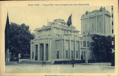 Paryż 1925 - Międzynarodowa Wystawa Sztuki Dekoracyjnej — Północny Pablon (arch. Horta)