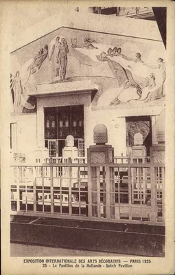 Pavilhão da Holanda — Exposição Internacional de Artes Decorativas — Paris 1925