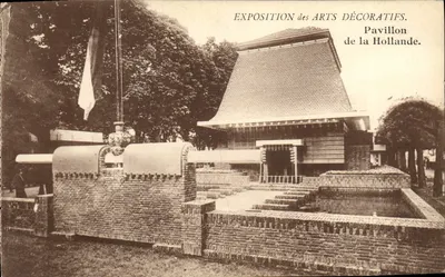 Exposição dos Artes Decorativas — Pavilhão da Holanda — Editor não identificado, número de série não visível
