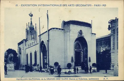 Pawilon Narodowy Wielkiej Brytanii — Międzynarodowa Wystawa Sztuki Dekoracyjnej, Paryż 1925 — A.P.