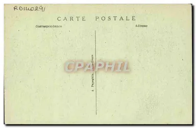 Paryż — Wystawa Sztuki Dekoracyjnej — Północny Panteon 'Mausolée aux Morts des Batailles de Champagne' (przez Adolphe Prost, architekt i Redion, arch. pav. gigiste) — Rewers