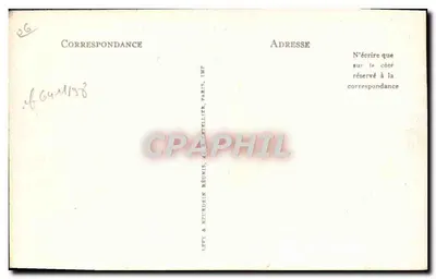 Na Côte d'Azur — A Colheita do Jasmim — Editor Levy & Neurdein Réunis, Paris — Verso