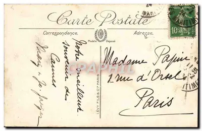 La Côte d'Azur — Kąt tarasu — LL — Rewers