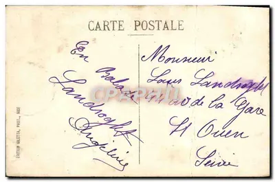Vista dall'alto di MONACO a SAN-REMO — Edizione Gletta, n°4 — Verso