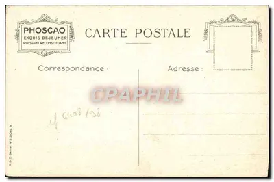 El Viejo Antibes (Alpes-Maritimes) — vista desde un jardín — Colección del Phoscao — Reverso