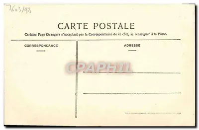 Antibes - O Forte de Antibes — A Costa Azul, n° 135, editor RANNEY — Verso