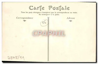 Antibes — Het Haven en de Oude Stad — onbekende uitgever, serie-nummer 304 — Achterkant