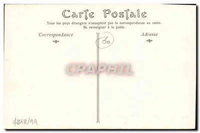 Antibes — O Porto e o Forte Carré — ND Phot, n°307 — Verso