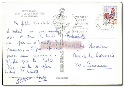 Capo di Antibes — Costa Azzurra — Edizioni Iris — Verso