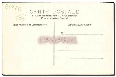 Bar i Plateau de la Sarrée — Chemin de fer du Sud de la France — Ligne de Nice à Grasse — A. Bougault — Rewers