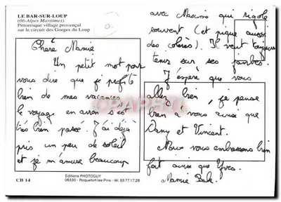 Bar-sur-Loup — prowansalski wioska na trasie Gorges du Loup — Wydawnictwo PHOTOGUY — Rewers