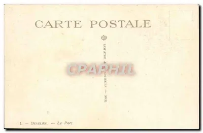 Beaulieu — Port — LEMATTE & WYDAWCY — NICE — Rewers