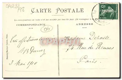 Beaulieu — Mała Afryka — Wydawnictwo Baylone, bracia, nr 332 — Rewers