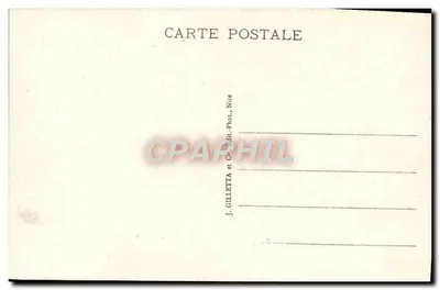 Gorges do Cians no inverno — Estrada de BEUIL — J. GILLETТА, Nice — Verso