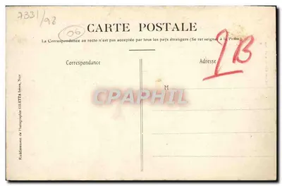 La Bollène (A.-M.) — Estación de Verano (Alt. 650m) — Editor Giletta, Niza, n° 1354 — Reverso