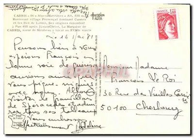 CABRIS — Alpes-Maritimes — Wydawnictwo GIOR — Rewers