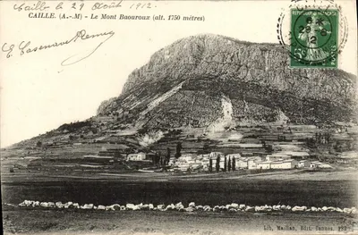 Caille (A.-M.) - O Mont Baouroux (alt. 1750 metros) — Lib. Maillan, Edit. Cannes, n° 183