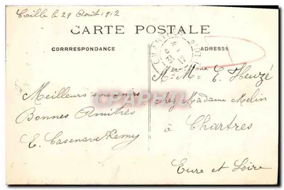 Caille (A.-M.) - O Mont Baouroux (alt. 1750 metros) — Lib. Maillan, Edit. Cannes, n° 183 — Verso