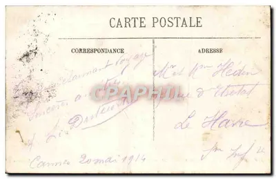CANNES — Ptaki na plaży — LL. — Selecta — n° 160 — Rewers