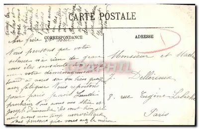 CANNES — Ogólny widok z Mont Chevalier — wydawca nie widoczny, nr serii 220 — Rewers