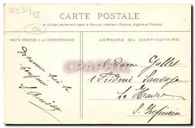 CANNES - Boulevard de la Croisette — C. L. L., PARIS, n°7 — Verso