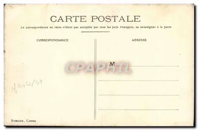 Cannes — Hotel des Pins — Ogród Zimowy i Wejście do Hotelu — Rewers