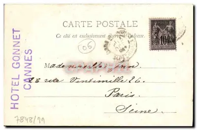 Cannes — Zabawa na Croisette — P.L.M. Cannes, wydawca — Rewers
