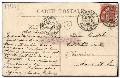 CANNES — Perspektywa Rue d'Antibes — Wydawnictwo Giletta, fot. Nier — Rewers