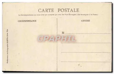 CANNES - Kasyno Miejskie - Fasada — Zbiór Artystyczny n°496 — Wydawnictwo Guasta, Nice — Rewers