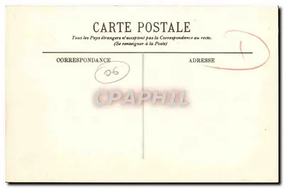 CANNES. — Le Port et le Mont Chevalier — Vue prise du Casino Municipal — LL. — Verso