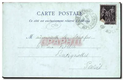 CANNES - Port — ND Phot, datowana 30 grudnia 1900 — Rewers