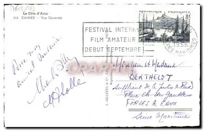 Cannes — Ogólny widok — L. Gilletta & Cie, nr 313 — Rewers