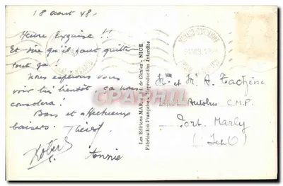 Cannes — Pôr do Sol — Éditions MAR, n°144 — Verso