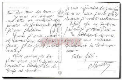 Cannes — La Côte d'Azur — Wydawca La Grisette, nr 715 — Rewers