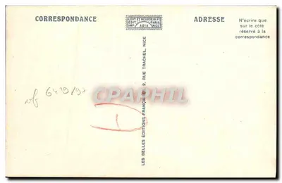 CANNES — Ogród i Wzgórze Chevalier — Adia, n°84 — Rewers
