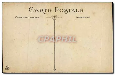 CANNES - Promenade de la Croisette — widok promenady z palmami i starym samochodem — n° 510 — Rewers
