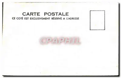 Stara pocztówka Cannes Statek — Rewers