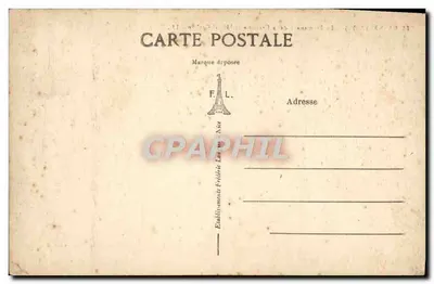 Cannes (A.M.) — La Promenade de la Croisette y el Hotel Carlton — F.L. — Reverso
