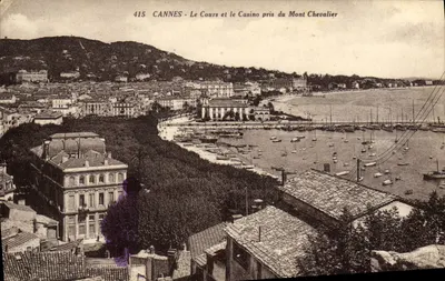 CANNES - The Promenade and the Casino from Mont Chevalier — Anonymous publisher, n° 415