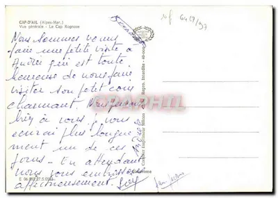Cap d'Ail — Ogólny widok — Le Cap Rognose — Cinq — Rewers