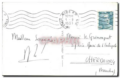 Góry Loup — Wielka Skocznia — Stara pocztówka n°18 — Rewers