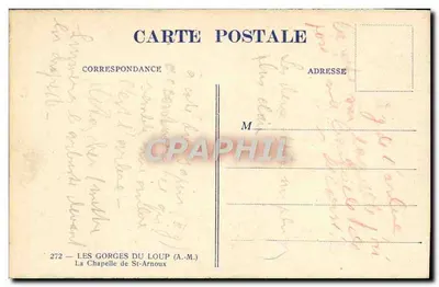 Góry Loup — Kostel św. Arnoux — 272 — Rewers