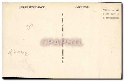 Okręg MENTON — Trasa z Menton do Sospel — Widok na Castillon — LL — Rewers