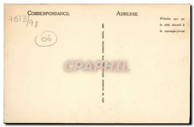 Eze — Widok na wioskę i Kap Ciepły (wys. 350 m) — LL — Rewers