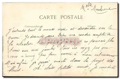 Cascades de Gairault — Widok spadku i zamku — Wydawca: NICE — COTE D'AZUR, nr 341 — Rewers