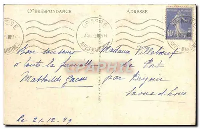 Grasse — Publiczny ogród — L.L. nr 77 — Rewers