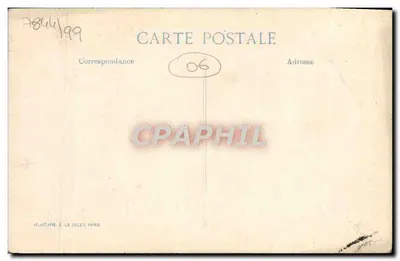 Grasse - L'Oraloire — vista de uma rua estreita com uma fachada arquitetônica — Editor E. Le Delet, Paris, n° 226 — Verso