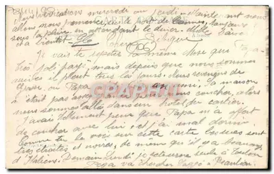 Grasse — Rue de la Fontette — Côte d'Azur — Wydawca E.D. n°244 — Rewers